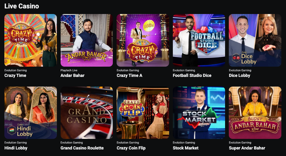 Live Dealer Games